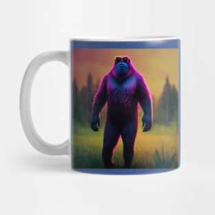 Dope Sasquatch in Nature Mug